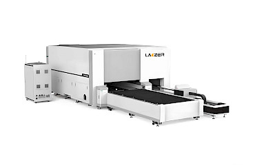 Станок лазерной резки с ЧПУ LZ6015  cо сменным столом и защитной кабиной Серии BW